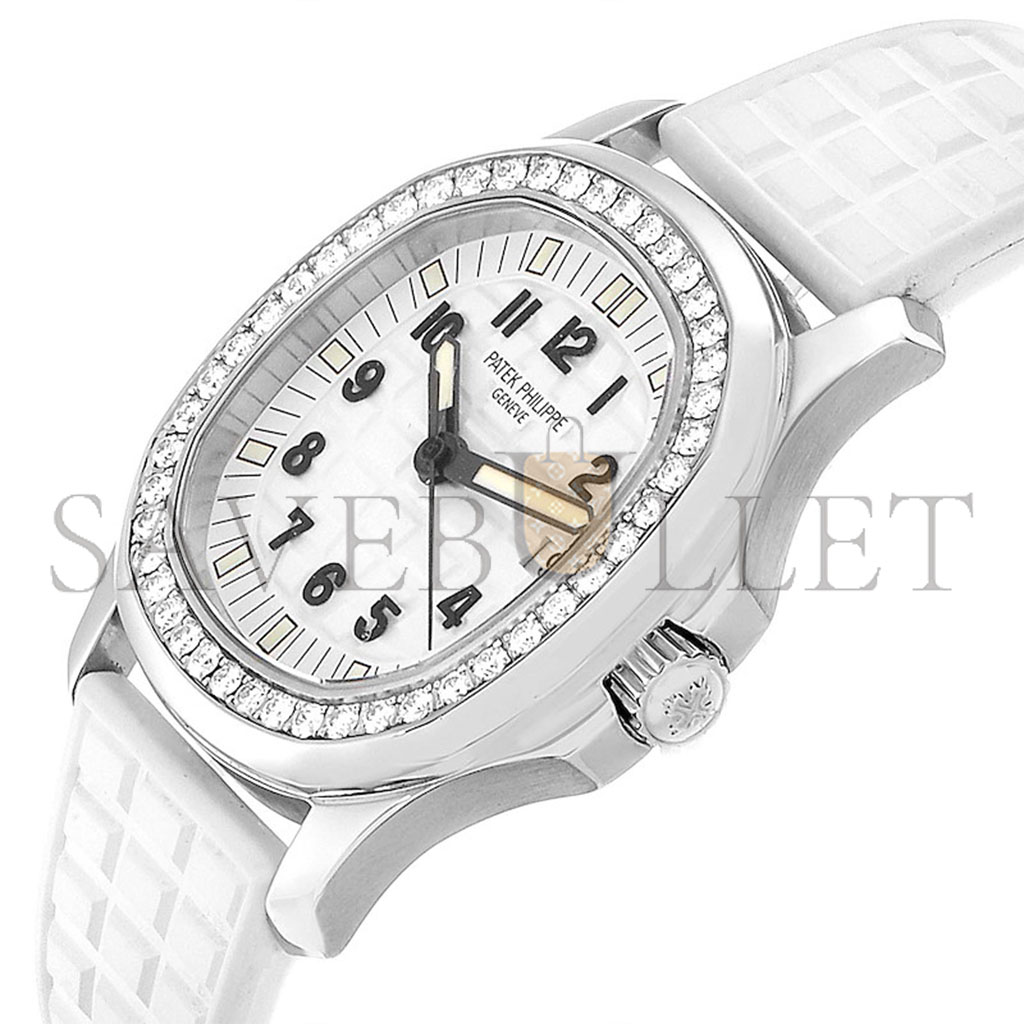 PATEK PHILIPPE AQUANAUT QUARTZ STEEL WHITE DIAL 5067A-011 PATEK PHILIPPE AQUANAUT QUARTZ STEEL WHITE DIAL 5067A-011